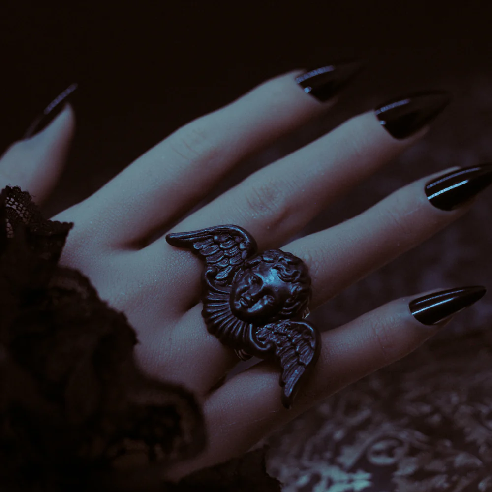 Cemetery Angel Statement Ring - Image 3